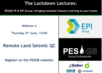 YP Lockdown Lectures: Remote Land Seismic QC (Virtual Event)