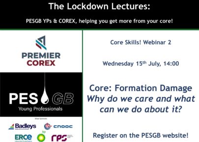 YP Lockdown Lectures - Core: Formation Damage. Why do we care and what can we do about it?