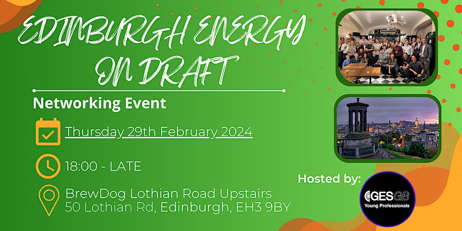 Energy on Draft Social Event – Edinburgh